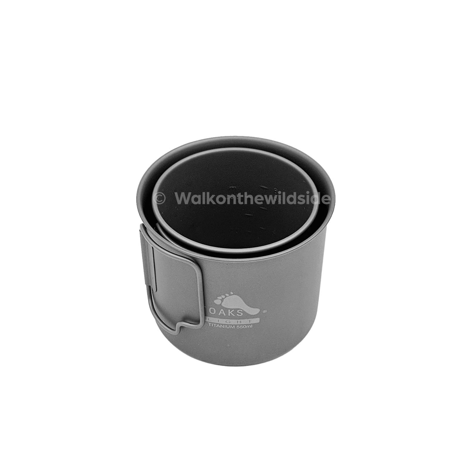 Toaks Pot 550-L mit Cup 375 darin